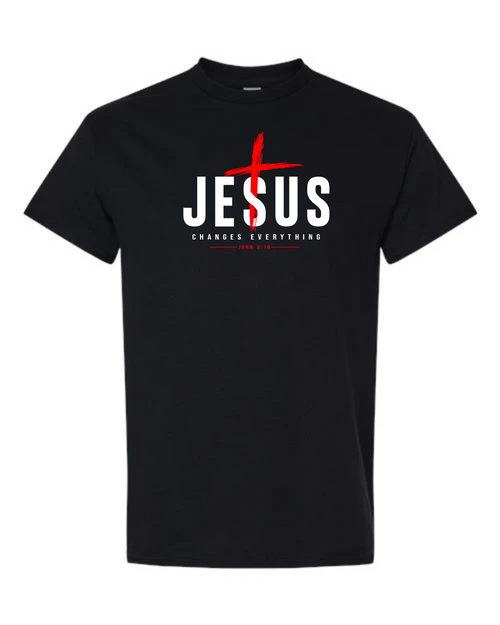 Jesus Changes Everything T-Shirt - Black