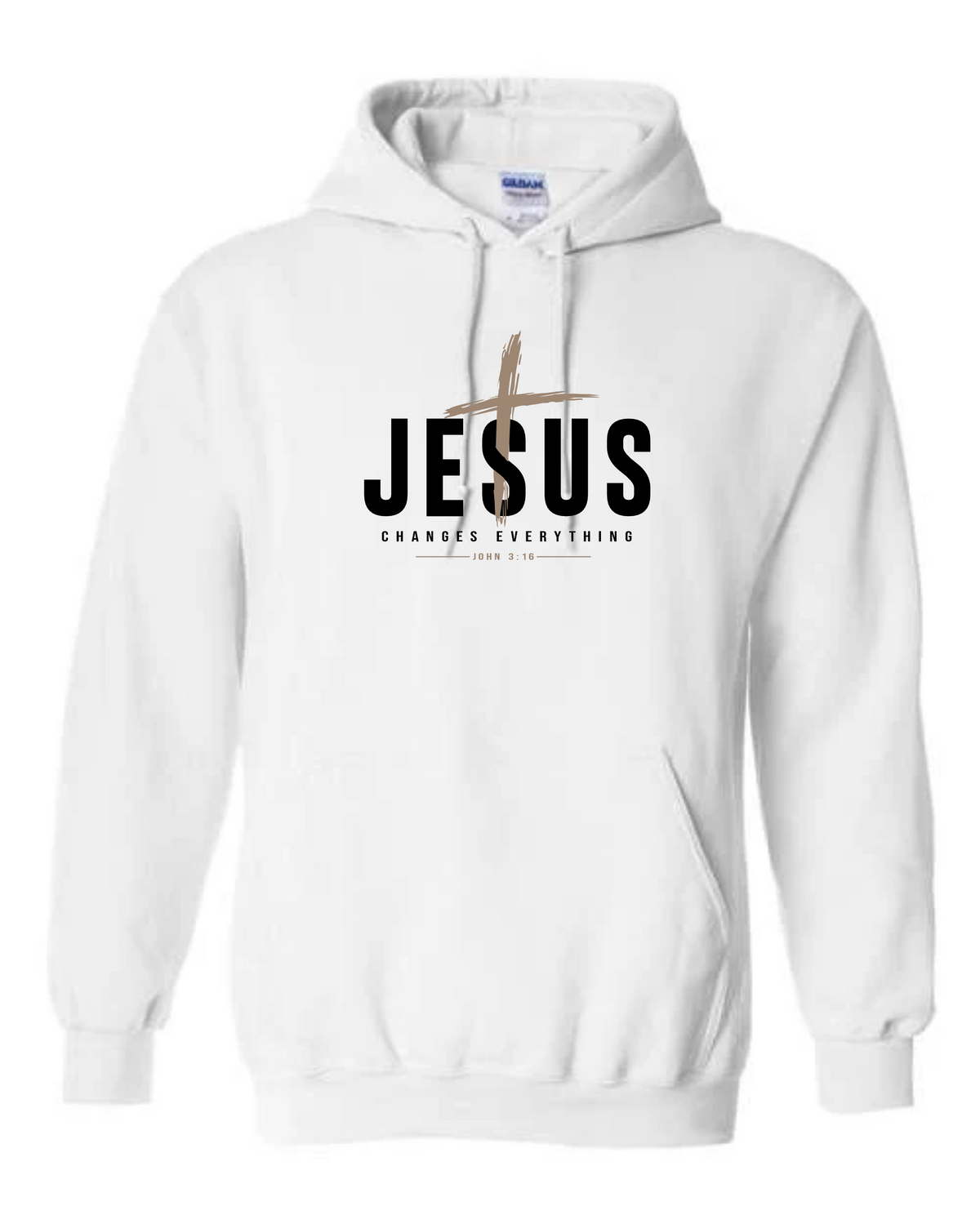 Jesus Changes Everything Hoodie - White