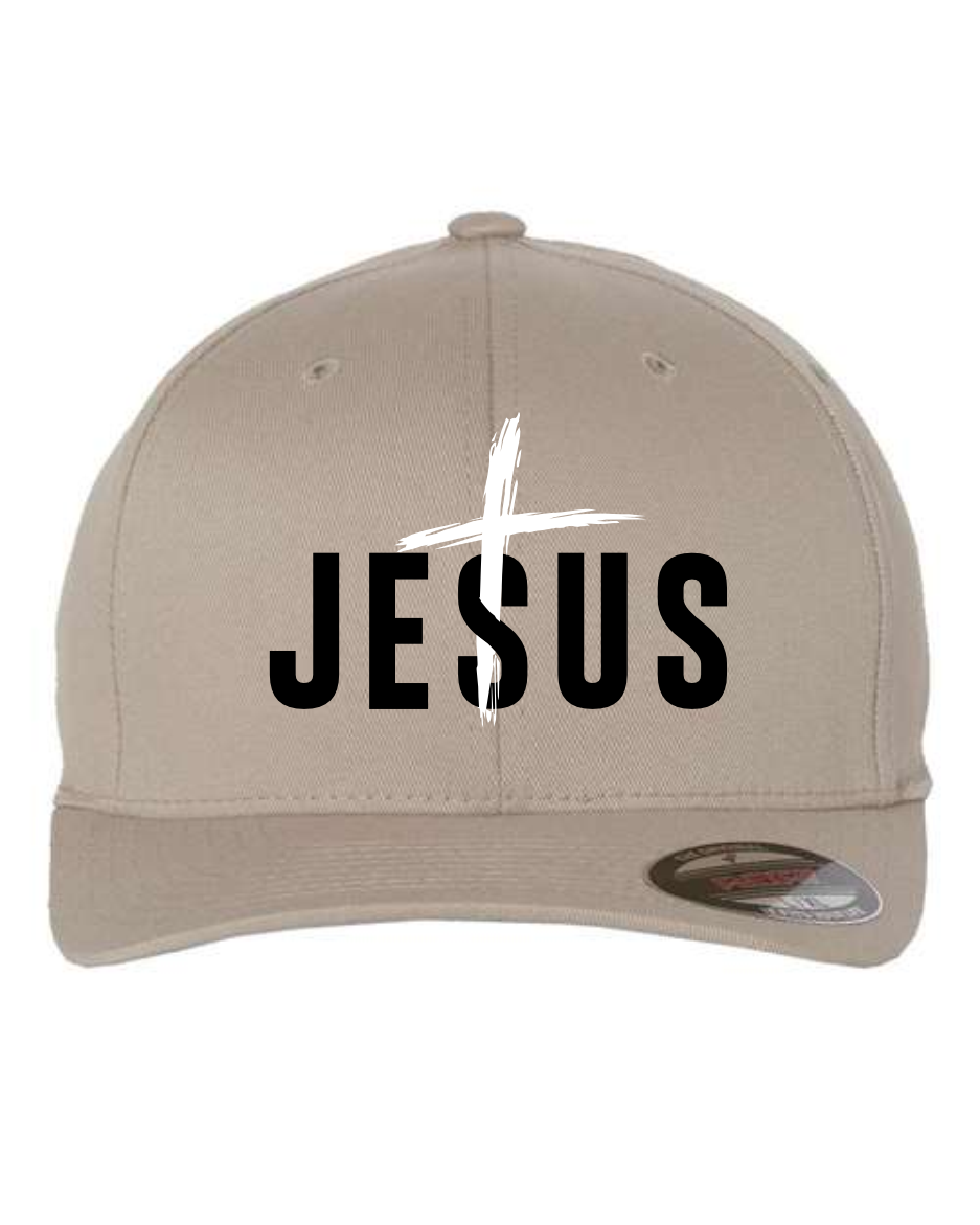 Jesus Changes Everything Flexfit Hat - Beige