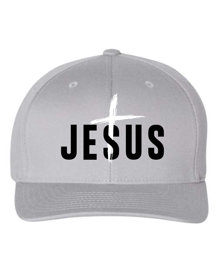 Jesus Changes Everything Flexfit Hat - Silver