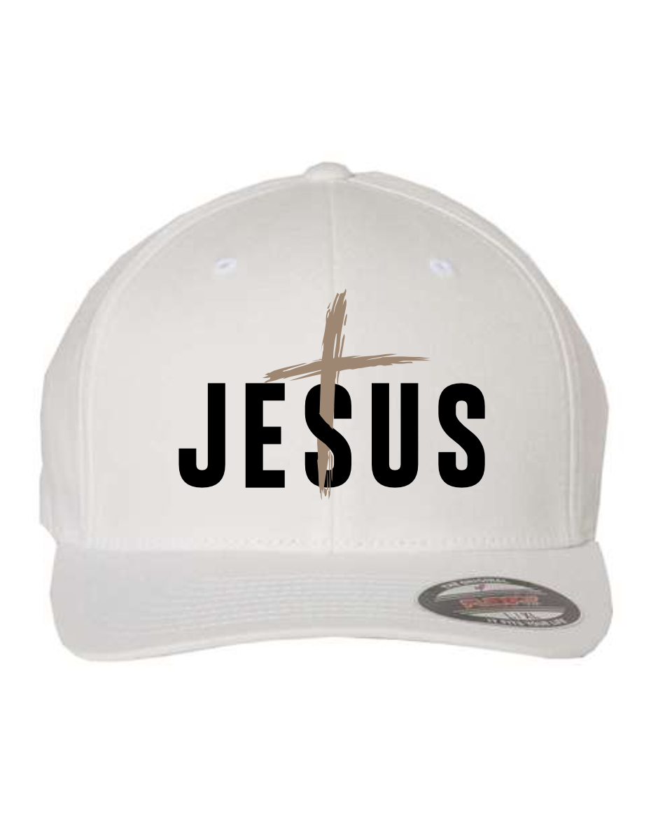 Jesus Changes Everything Flexfit Hat - White