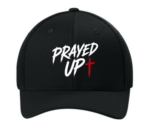 Prayed Up Flex Fit Cap - Black